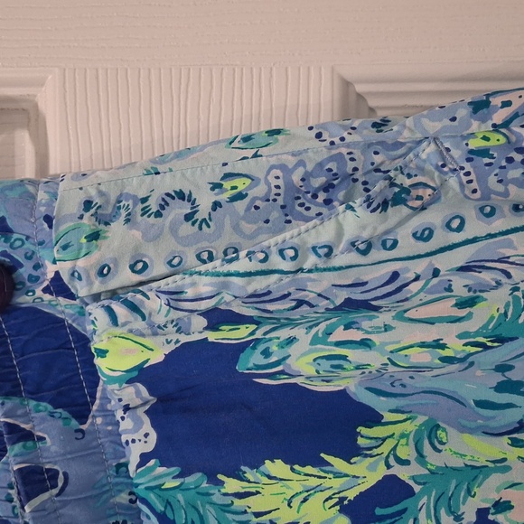 Blue Patterned Shorts - Picture 8 of 8